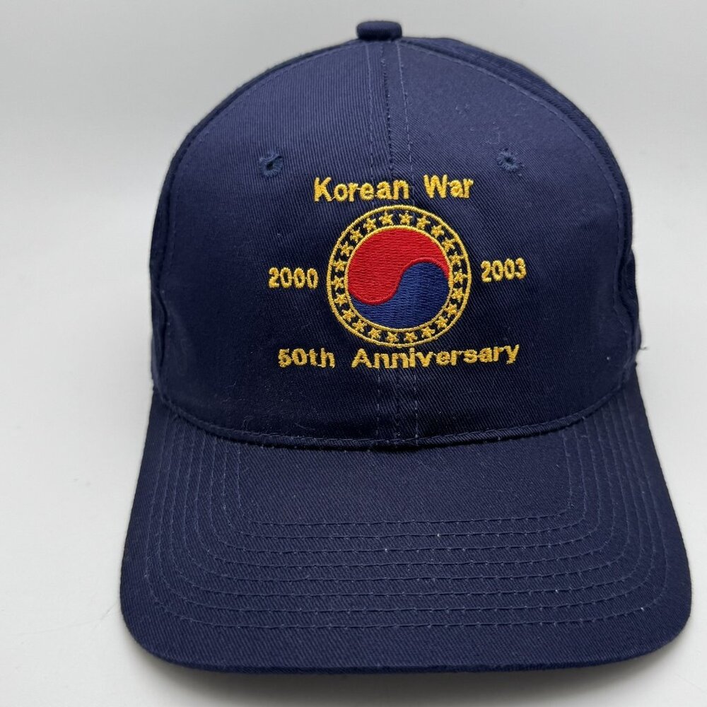 Korean War 50th Anniversary 2000-2003 Military Historical Tours Navy Blue Hat
